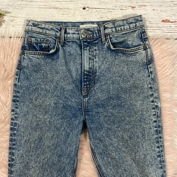 Grlfrnd Reed In Easy Street High Rise Slim Jeans Stone Wash - Picture 5 of 10